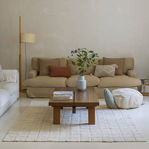 Ковер Лорена Каналс (Lorena Canals) "Мозаика", натуральный, 140 х 200 см